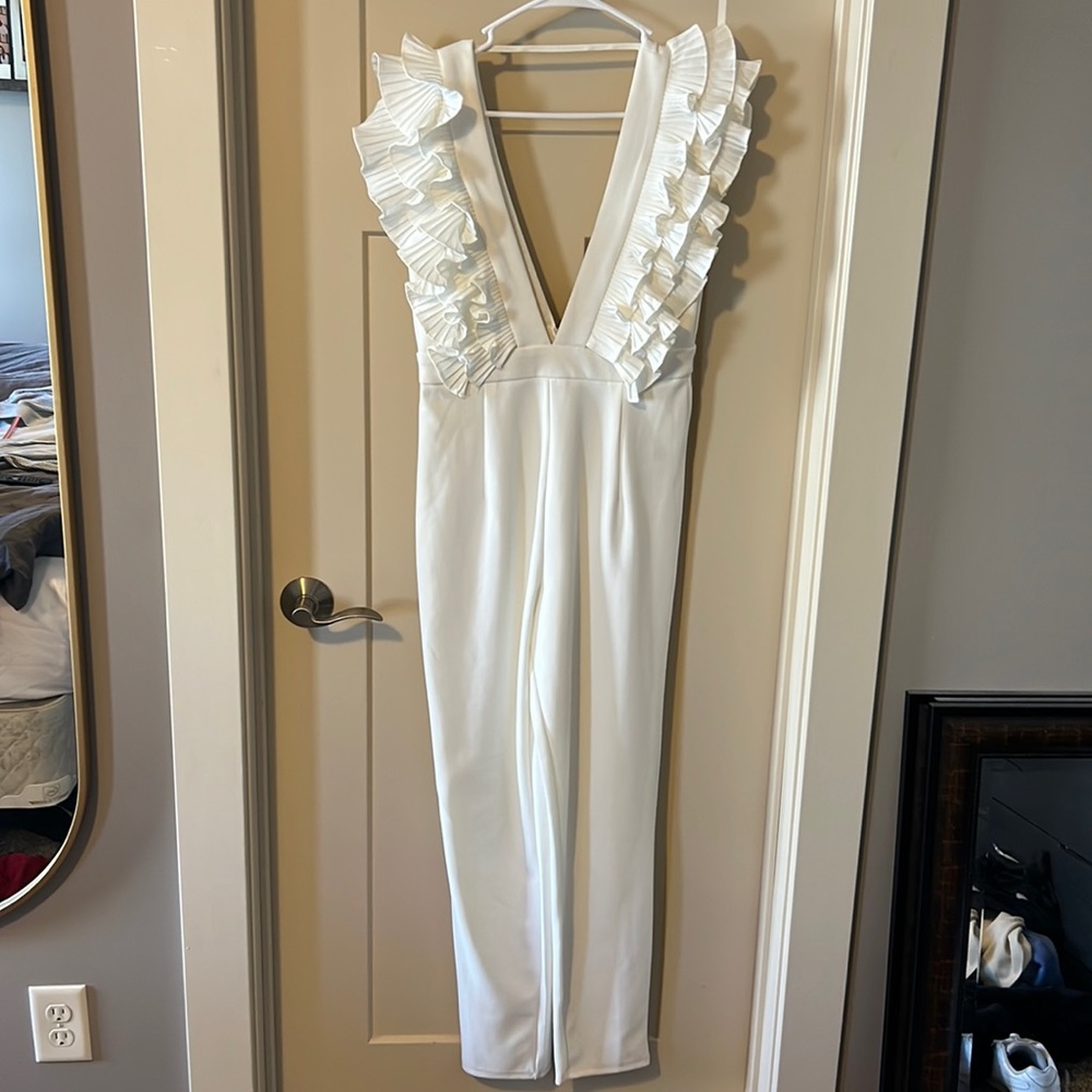 Red Dress Boutique Ruffled Jumpsuit